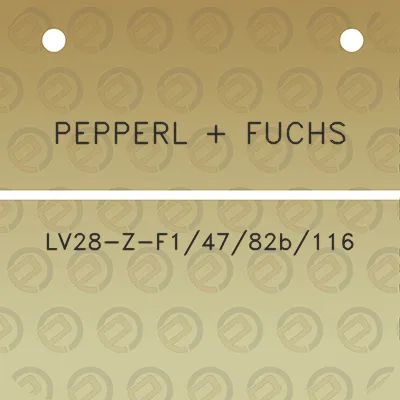 pepperl-fuchs-lv28-z-f14782b116