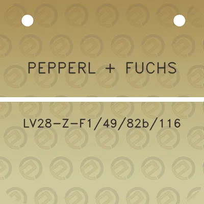 pepperl-fuchs-lv28-z-f14982b116