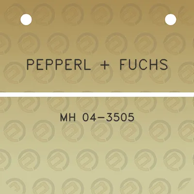 pepperl-fuchs-mh-04-3505