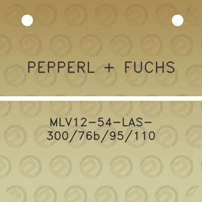 pepperl-fuchs-mlv12-54-las-30076b95110