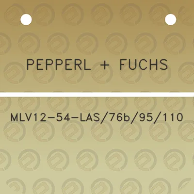 pepperl-fuchs-mlv12-54-las76b95110