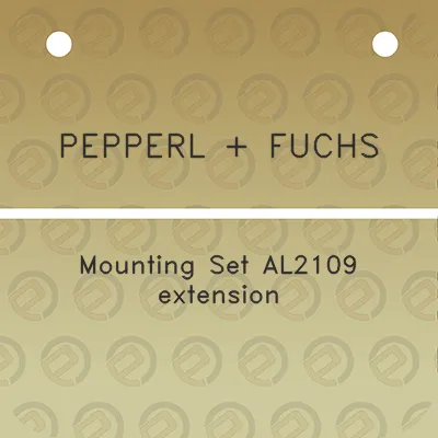 pepperl-fuchs-mounting-set-al2109-extension