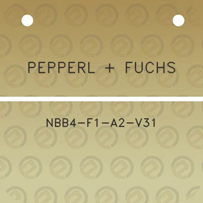 pepperl-fuchs-nbb4-f1-a2-v31