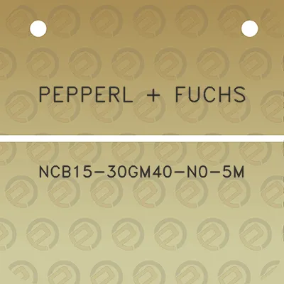 pepperl-fuchs-ncb15-30gm40-n0-5m