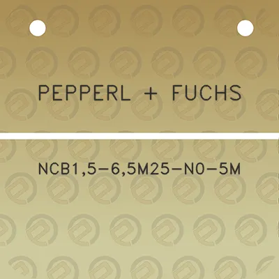 pepperl-fuchs-ncb15-65m25-n0-5m