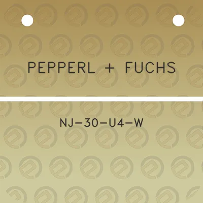 pepperl-fuchs-nj-30-u4-w