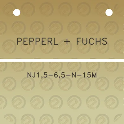 pepperl-fuchs-nj15-65-n-15m