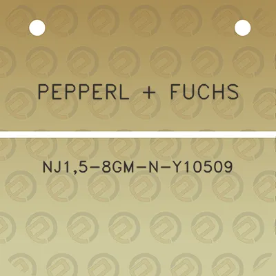 pepperl-fuchs-nj15-8gm-n-y10509