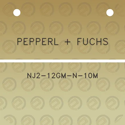 pepperl-fuchs-nj2-12gm-n-10m