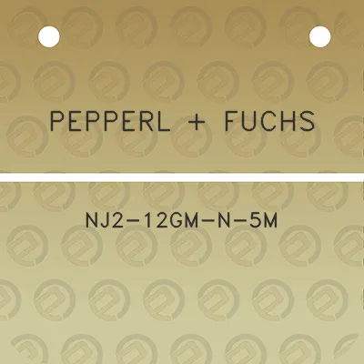 pepperl-fuchs-nj2-12gm-n-5m