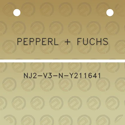 pepperl-fuchs-nj2-v3-n-y211641