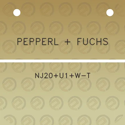 pepperl-fuchs-nj20u1w-t