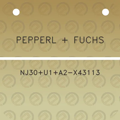 pepperl-fuchs-nj30u1a2-x43113