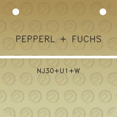 pepperl-fuchs-nj30u1w