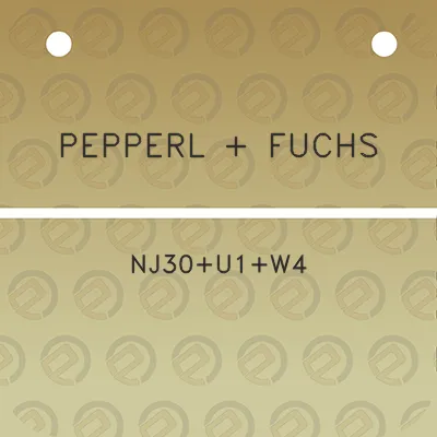 pepperl-fuchs-nj30u1w4