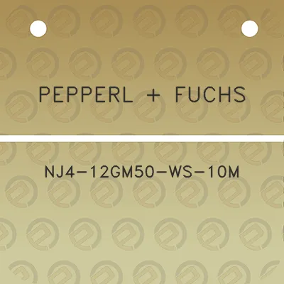 pepperl-fuchs-nj4-12gm50-ws-10m