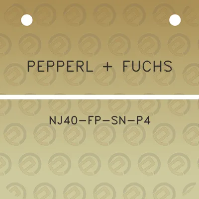 pepperl-fuchs-nj40-fp-sn-p4