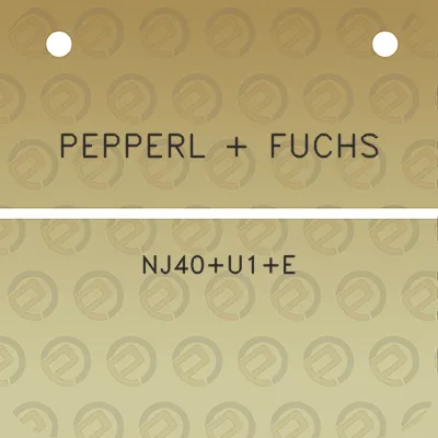 pepperl-fuchs-nj40u1e