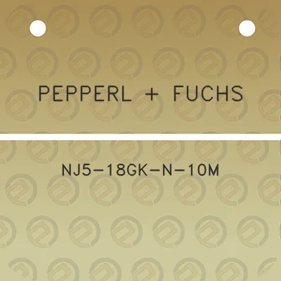 pepperl-fuchs-nj5-18gk-n-10m