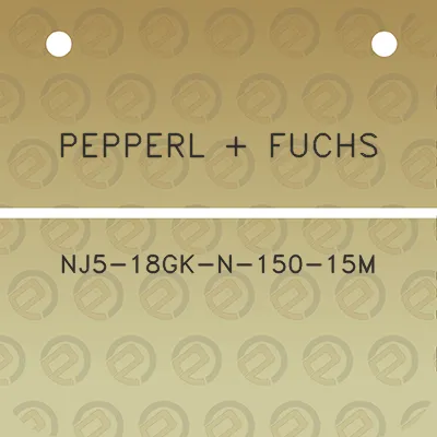 pepperl-fuchs-nj5-18gk-n-150-15m