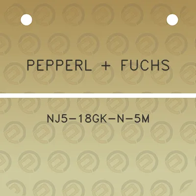 pepperl-fuchs-nj5-18gk-n-5m