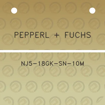 pepperl-fuchs-nj5-18gk-sn-10m