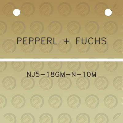 pepperl-fuchs-nj5-18gm-n-10m