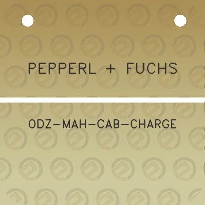 pepperl-fuchs-odz-mah-cab-charge