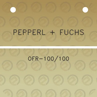 pepperl-fuchs-ofr-100100