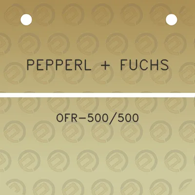 pepperl-fuchs-ofr-500500