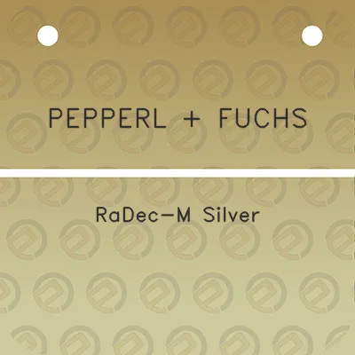 pepperl-fuchs-radec-m-silver