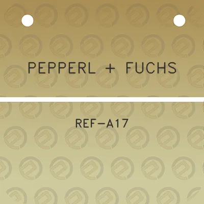 pepperl-fuchs-ref-a17