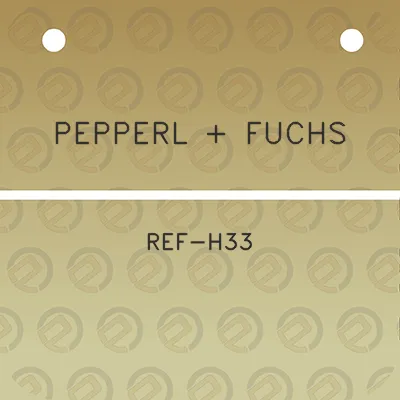 pepperl-fuchs-ref-h33