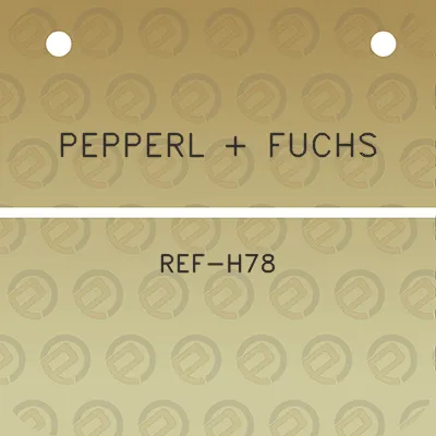 pepperl-fuchs-ref-h78