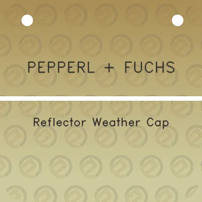 pepperl-fuchs-reflector-weather-cap