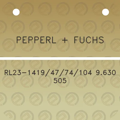 pepperl-fuchs-rl23-14194774104-9630-505