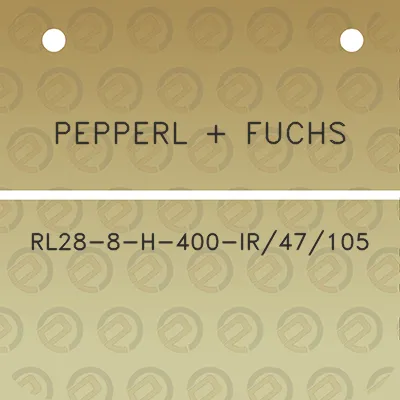 pepperl-fuchs-rl28-8-h-400-ir47105
