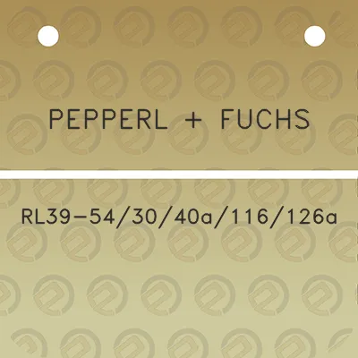 pepperl-fuchs-rl39-543040a116126a