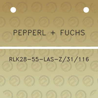 pepperl-fuchs-rlk28-55-las-z31116