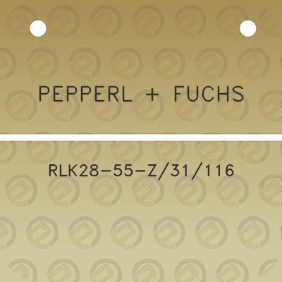 pepperl-fuchs-rlk28-55-z31116