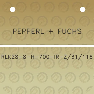 pepperl-fuchs-rlk28-8-h-700-ir-z31116