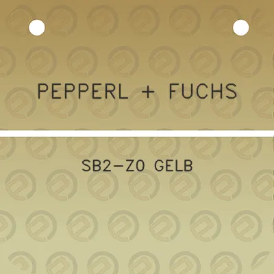 pepperl-fuchs-sb2-z0-gelb