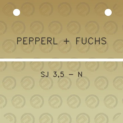 pepperl-fuchs-sj-35-n