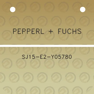 pepperl-fuchs-sj15-e2-y05780