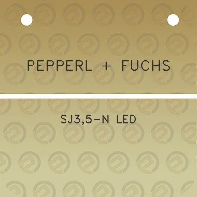 pepperl-fuchs-sj35-n-led