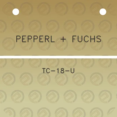 pepperl-fuchs-tc-18-u