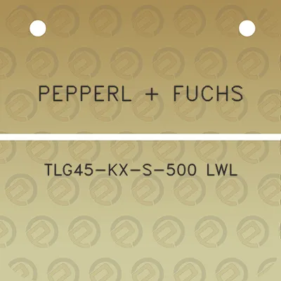 pepperl-fuchs-tlg45-kx-s-500-lwl