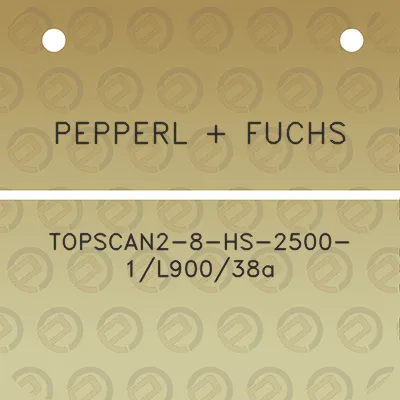 pepperl-fuchs-topscan2-8-hs-2500-1l90038a
