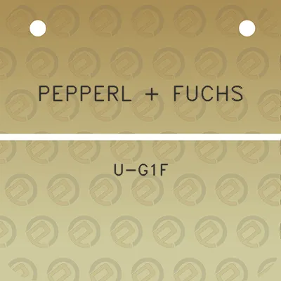 pepperl-fuchs-u-g1f