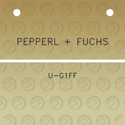 pepperl-fuchs-u-g1ff